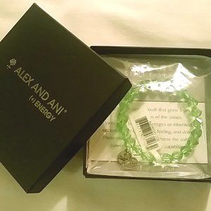 ALEX & ANI VINTAGE 66 mint Green wrap bracelet